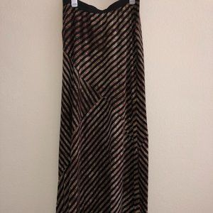 Bobeau Stripped Maxi Skirt